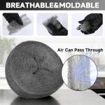 Steel Wool Mice Control, 65FT(1.1LB)#1 Steel Wool, Keep Mouse Away from Holes, Barrier and Gap Filler for Home, Wall, Garden, Kitchen, Pipeline in Garage, Coarse