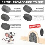 Steel Wool Mice Control, 65FT(1.1LB)#1 Steel Wool, Keep Mouse Away from Holes, Barrier and Gap Filler for Home, Wall, Garden, Kitchen, Pipeline in Garage, Coarse