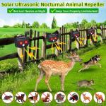 Solar Predator Repellent Lights for Outdoor Protection
