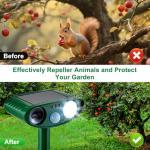 Solar Animal Repeller for Raccoons, Deer & Squirrels