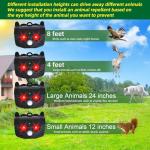 Solar Predator Repellent Lights for Outdoor Protection
