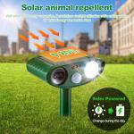 Solar Animal Repeller for Raccoons, Deer & Squirrels