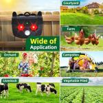 Solar Predator Repellent Lights for Outdoor Protection