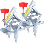 Rust-Proof Scissor Mole Traps - 2 Pack
