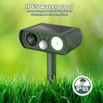 Solar Ultrasonic Animal Repeller - 2 Pack