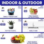 Sticky Fly Traps for Indoor and Outdoor Use 4pk