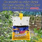 6 Pack Outdoor Disposable Fly Traps with Bait