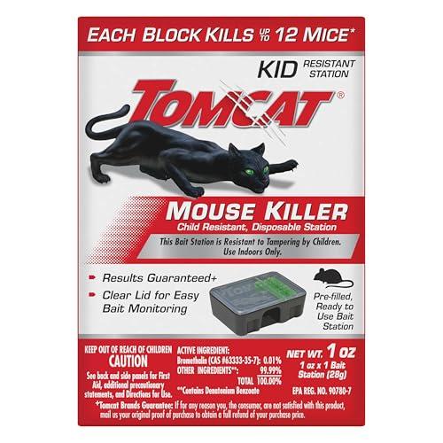 Tomcat Child-Resistant Mouse Bait Station, Ready-to-Use