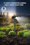Solar Ultrasonic Animal Repeller - Humane Pest Control