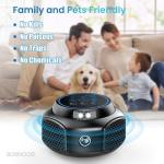 Ultrasonic Pest Repellent Plug-in, Electronic Mouse Traps & Insect Repellent, Pest Control for Rodent, Roach, Ant, Squirrel, Spider, Bugs, Mouse, Rat, Bat for Home, Office, Warehouse Black 1 Pack