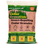 GranuCide Cedar Granules | Cedar Chips for Home & Garden | Repels Ants, Aphids, Spiders, Mosquitos | Smells Great & Easy to Use | 1 Bag (8 lbs)