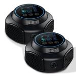 Ultrasonic Mouse Repellent Pest Control Repeller, Mouse Traps for Rodent, Mice, Ant, Rat, Squirrel, Bug, Roach, Bat, Rat ＆ Mice Repellent Device for House Plug in Indoor for Home 2Pack Black