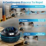 Ultrasonic Mouse Repellent Pest Control Repeller, Mouse Traps for Rodent, Mice, Ant, Rat, Squirrel, Bug, Roach, Bat, Rat ＆ Mice Repellent Device for House Plug in Indoor for Home 2Pack Black