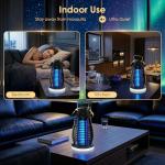 Bug Zapper Outdoor & Indoor, Cordless Portable Mosquito Zapper with Automatic Mode, 4200V High Powered Mosquito Repellent, Electric Fly Zapper for Camping,Outside,Patio,Backyard,Garden