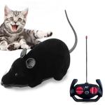 WenffbBou Remote Control Fake Rat Toy - Realistic Mouse Cat Toy Mice RC Toy Chasing Prank Joke Scary Trick Rats for Cat Funny Toy (Black)