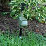Havahart Critter Ridder Motion Activated Animal Repellent and Sprinkler - Use in Yard to Repel Cats, Dogs, Chipmunks, Groundhogs, Squirrels, Skunks, Deer, and More - 5277