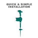 Havahart Critter Ridder Motion Activated Animal Repellent and Sprinkler - Use in Yard to Repel Cats, Dogs, Chipmunks, Groundhogs, Squirrels, Skunks, Deer, and More - 5277