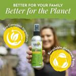 Yaya Organics Tick Ban DEET-Free Mist Spray - Made in USA - All Natural Extra Strength Tick Repellent Spray Made with Essential Oils - Safe for Kids & Dogs (4 Ounce, 2 Pack)