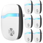 Ultrasonic Mouse & Pest Indoor Repeller - Repellent for Mice, Rats, Roaches, Ants, Spiders, Bugs, Silent Home Plug-in Device (6 Pack)