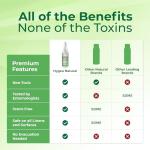 Hygea Natural Extra Strength Bed Bug Killer & Mite Travel Spray,TSA Approved Size, Child & Pet-Friendly, Stain & Odor Free, for Hotel, Suitcase, Backpack, Shoes, 66% Stronger Natural Formula(3oz)