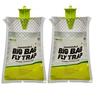 RESCUE! Big Bag Disposable Fly Trap – 2 Pack