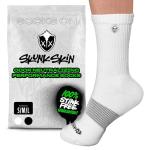 SKUNK SKIN Odorless Crew Socks Men Women Moisture Wicking Work Athletic Boot Training Socks Black White