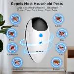 Neatmaster 2026 Upgraded Ultrasonic Repeller Pest & Insect Indoor Repeller, Pest Control for Roach, Rodent, Bugs, Mosquito, Mice, Spider, Ant, Electronic Plug in Mouse Repellent, 4 Packs
