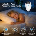 Neatmaster 2026 Upgraded Ultrasonic Repeller Pest & Insect Indoor Repeller, Pest Control for Roach, Rodent, Bugs, Mosquito, Mice, Spider, Ant, Electronic Plug in Mouse Repellent, 4 Packs