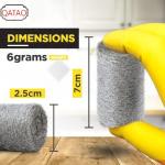 0000 Steel Wool for Mice Control - 24Pack Fine Grade Stainless Steel Wool for Filling Holes, Rodent Proofing & Home Protection - Metal Wool for Gaps, Wood & Metal Surfaces