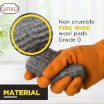 0000 Steel Wool for Mice Control - 24Pack Fine Grade Stainless Steel Wool for Filling Holes, Rodent Proofing & Home Protection - Metal Wool for Gaps, Wood & Metal Surfaces