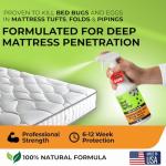Nature's Dome Bed Bug Spray – 100% Kill Rate, 16 OZ Natural Bed Bug & Mite Killer, Destroys Eggs, Kills Resistant Strains, Long-Lasting Protection, Safe for Home Use