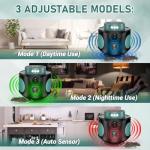 Ultrasonic Mouse Repellent Plug in 2026 Upgraded, Mice Repellent Indoor, 360° Rodent Pest Repeller with PIR Sensor & LED Strobe Lights for Home