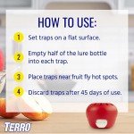 Terro Fruit Fly Trap: 4 Traps & Lure