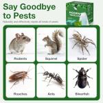 Mouse Rodent Repellent,25 Pack Peppermint Oil Mouse Traps for Rat Mice, Ant, Roach, Spider, Squirrel, Nature Mouse Deterrent for Indoor Outdoor Use, for Garden & Home, Family & Pet Safe 03