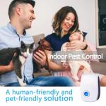 Ultrasonic Insect & Pest Repeller, Ultrasonic Mice Repellent for Insect, Roaches, Spiders, Ants, Bugs, Mosquitoes, Pest Control for House Garage RV Hotel, 6 Pack