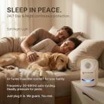 RX-78, Ultrasonic Pest Control Repeller - Electronic & Ultrasound, Indoor Plug-in Repellent - Get rid of - Rodents, Mice, Squirrels, Bats, Insects, Bed Bugs, Ants, Fleas, Spiders, Roaches (2Pack)