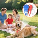 Dimsem 3 Pack Portable Tick Removal Tools, Tick Remover Tools for Dogs, Pets and Humans, Efficient, Safe and Reliable, Tick Key Essentials for Outdoor Activities