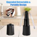 hyxjzh Fly Fans for Tables, Bug Fans with Holographic Blades, Battery Operated Fly Repellent Fan, Keep Flies Away from Picnic, BBQ, Restaurant, Party, Indoor and Outdoor, 4 Pack