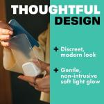 STEM Flying Insect Trap - Indoor Fruit Fly & Gnat Catcher for Home, Kitchen & Any Room, Attracts & Traps Bugs, Soft Blue UV Light - Includes 2 Plug-in Devices & 4 Cartridges