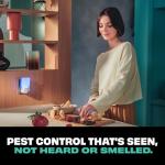 STEM Flying Insect Trap - Indoor Fruit Fly & Gnat Catcher for Home, Kitchen & Any Room, Attracts & Traps Bugs, Soft Blue UV Light - Includes 2 Plug-in Devices & 4 Cartridges