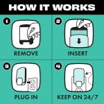 STEM Flying Insect Trap - Indoor Fruit Fly & Gnat Catcher for Home, Kitchen & Any Room, Attracts & Traps Bugs, Soft Blue UV Light - Includes 2 Plug-in Devices & 4 Cartridges