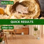 Mouse Rodent Repellent, 10 Pack Peppermint Lemon Oil Mice Repellent for Squirrel Rats Spider Pests, Natural Deterrent for Kitchen, Warehouse, Car, Indoor, Outdoor, Safe for Pets & Family