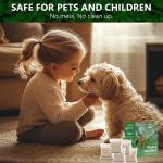 Mouse Rodent Repellent, 10 Pack Peppermint Lemon Oil Mice Repellent for Squirrel Rats Spider Pests, Natural Deterrent for Kitchen, Warehouse, Car, Indoor, Outdoor, Safe for Pets & Family