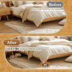 Mysora 16 Pack Bed Bug Traps Bed Bug Monitor Interceptor for Furniture Legs, Bedbug Early Detection Glue Traps, Blocks Bedbug Access to Beds/Couch/futon, Indoor Bugs Control for Home Travel