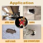 Apalie 1Pack Steel Wool for Mice Control 3.2" x10.5 ft Wool, Gap Filler for Home & Garage, DIY Bundle with Gloves & Scissors