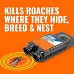 TERRO T506SR No-Mess Roach Killer Gel Bait Stations, 12 Ready-to-Use Roach Baits, Powerful Cockroach Killer for German, American & Oriental Roaches, Long-Lasting Indoor & Outdoor Roach Control