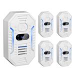 Ultrasonic Mouse Rodent Repellent Indoor & Pest Control Plug in, Ultrasonic Pest Repeller for Roach, Rat, Bugs, Mosquito, Mice, Spider, Ant, Electronic Pest Deterrent, 4 Packs