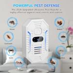 Ultrasonic Mouse Rodent Repellent Indoor & Pest Control Plug in, Ultrasonic Pest Repeller for Roach, Rat, Bugs, Mosquito, Mice, Spider, Ant, Electronic Pest Deterrent, 4 Packs