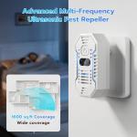 Ultrasonic Mouse Rodent Repellent Indoor & Pest Control Plug in, Ultrasonic Pest Repeller for Roach, Rat, Bugs, Mosquito, Mice, Spider, Ant, Electronic Pest Deterrent, 4 Packs