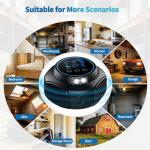 Ultrasonic Mouse Repellent Pest Control Repeller, Mouse Traps for Rodent, Mice, Ant, Rat, Squirrel, Bug, Roach, Bat, Rat ＆ Mice Repellent Device for House Plug in Indoor for Home 1Pack Black